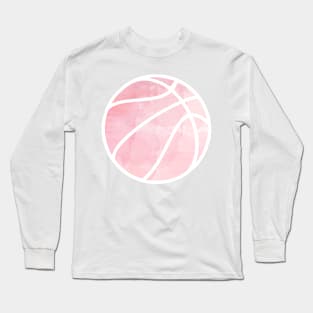 Basketball Pink Long Sleeve T-Shirt